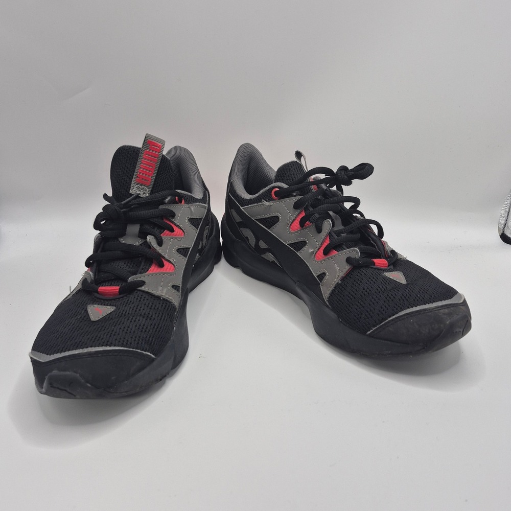 Puma LQDCELL Optic Sheer Mens Training Shoes Black Grey Red 193632-04 Size 8